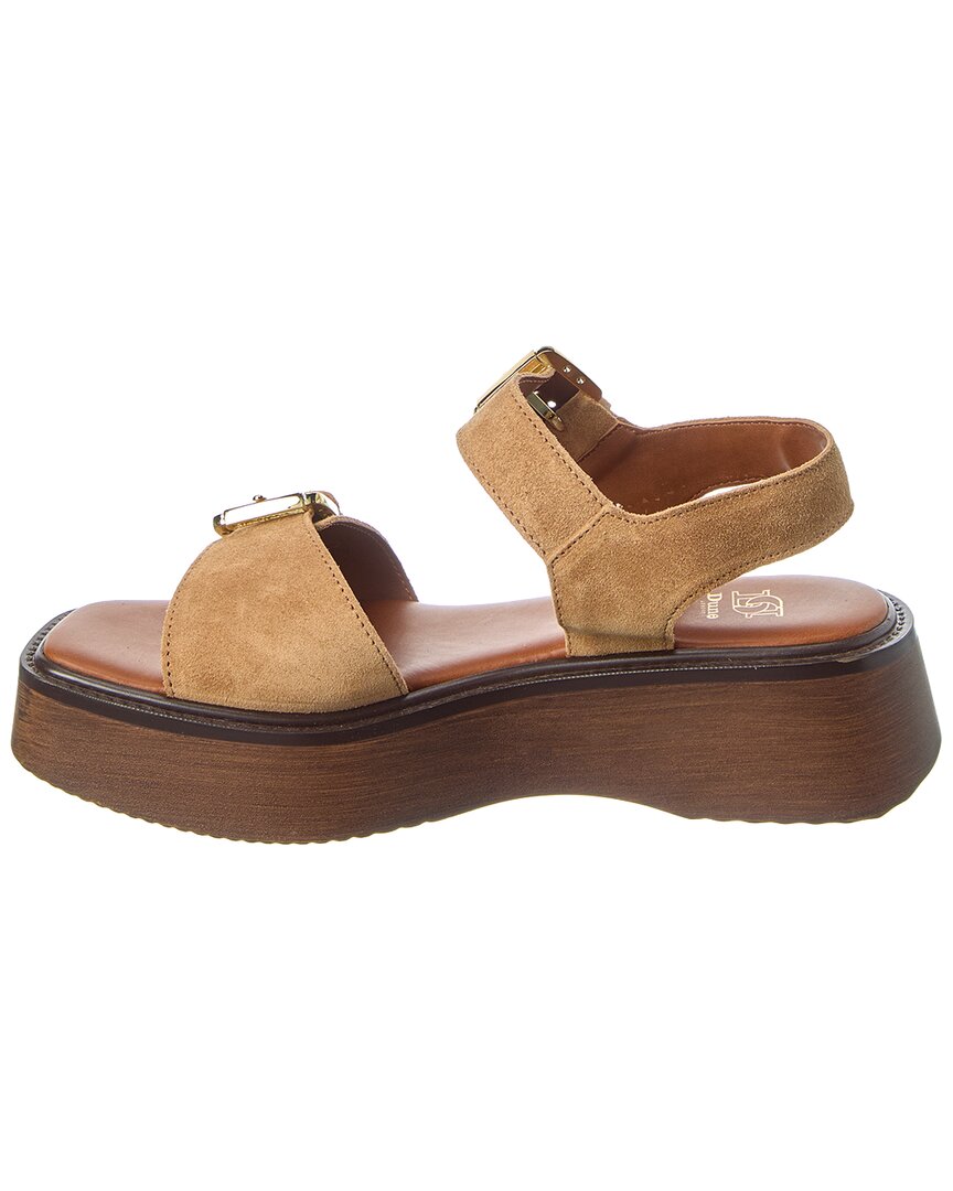 Dune London Luno Suede Platform Sandal