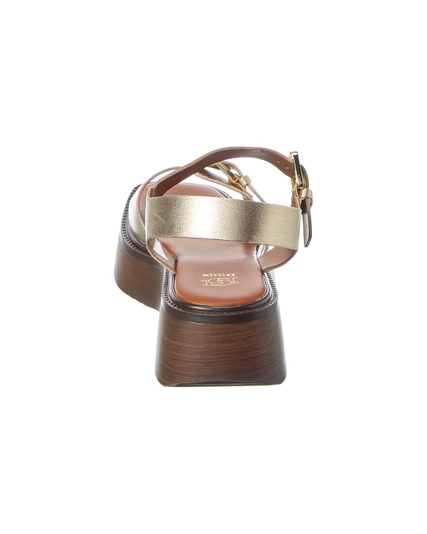Dune London Luno Leather Platform Sandal