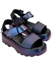 Melissa Shoes Kick Off Metallic Platform
