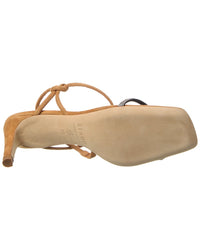 Staud Laurel Crystal Suede Sandal