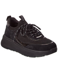 FitFlop Fitflop F-Mode Suede & Knit Platform Sneaker