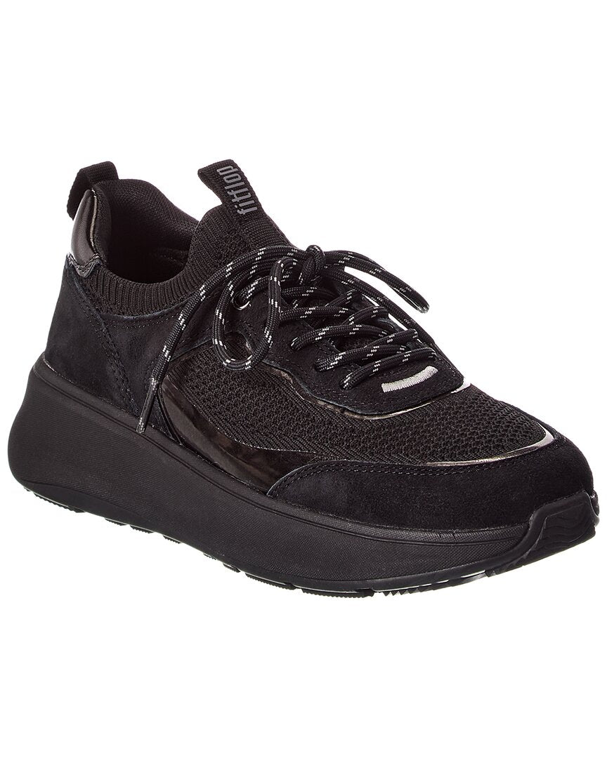 FitFlop Fitflop F-Mode Suede & Knit Platform Sneaker