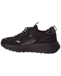FitFlop Fitflop F-Mode Suede & Knit Platform Sneaker