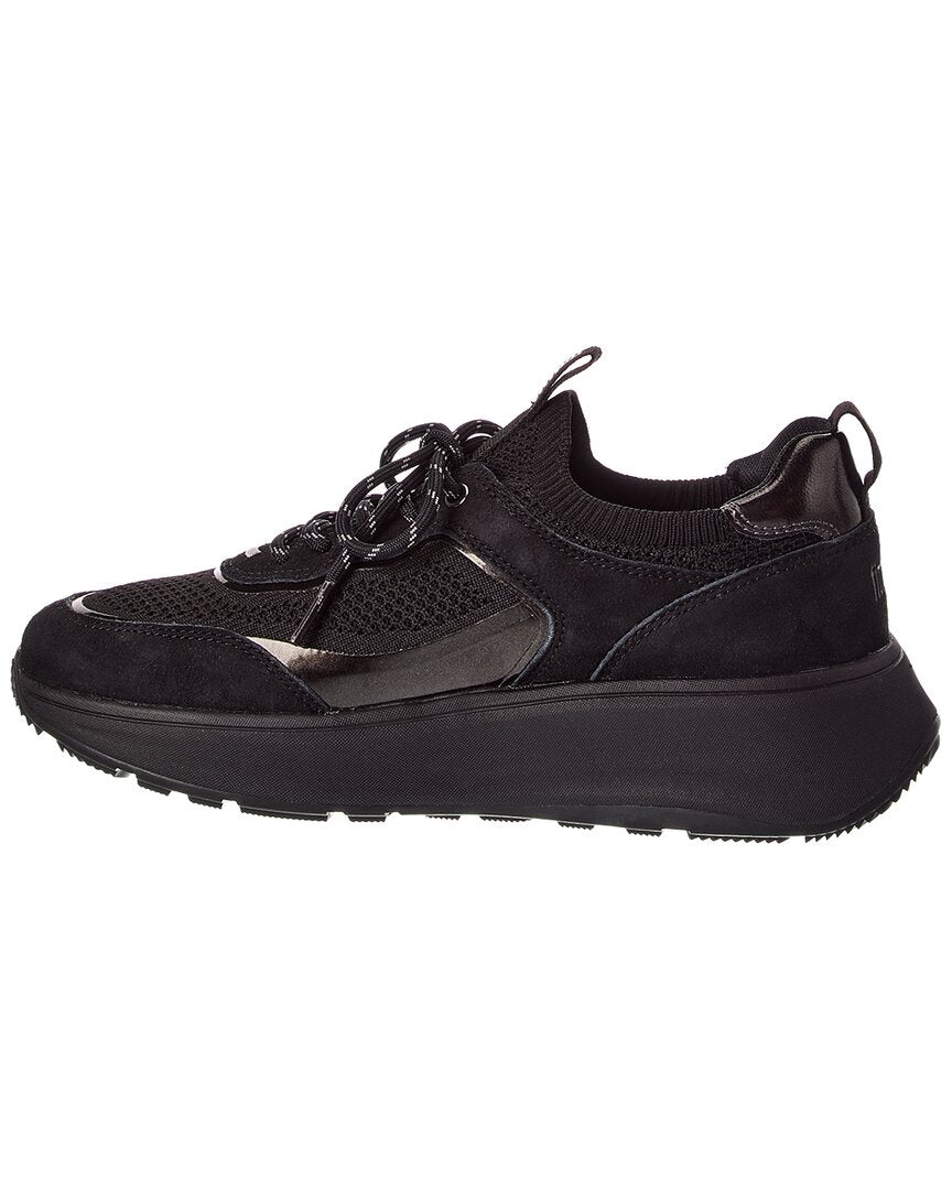FitFlop Fitflop F-Mode Suede & Knit Platform Sneaker