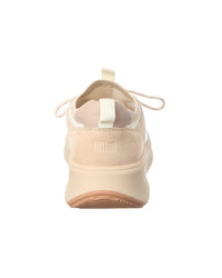 Fitflop F-Mode Suede/Knit Flatform Slip-On Laced Sneaker
