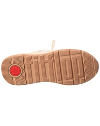 Fitflop F-Mode Suede/Knit Flatform Slip-On Laced Sneaker