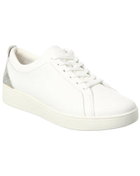 Fitflop Rally Crystal-Backtab Leather Sneaker