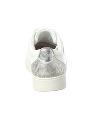 Fitflop Rally Crystal-Backtab Leather Sneaker