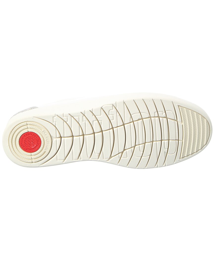 Fitflop Rally Crystal-Backtab Leather Sneaker