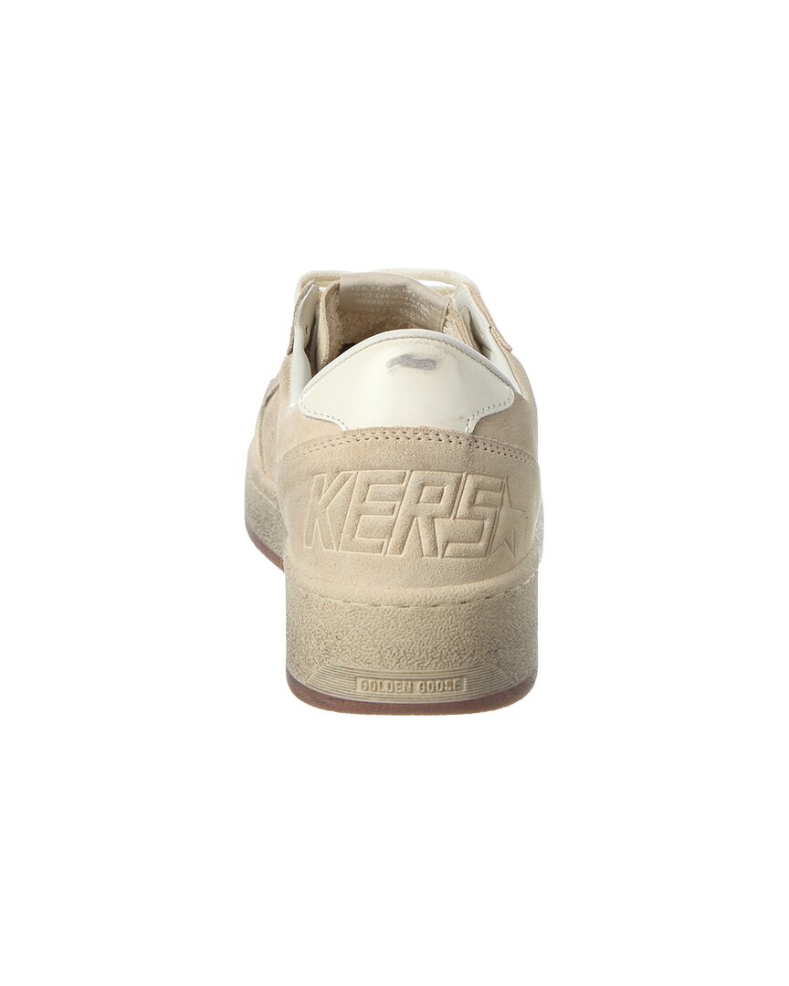 Golden Goose Ballstar 2 Suede & Leather Platform Sneaker