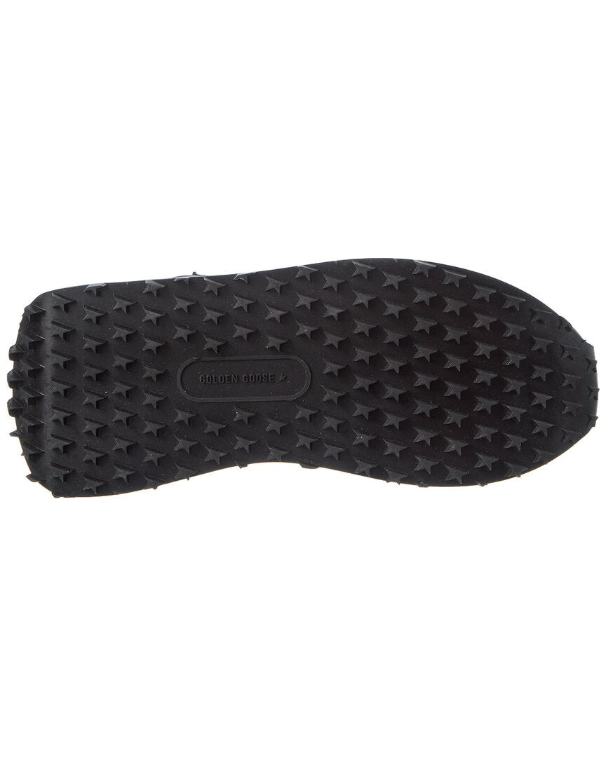 Golden Goose Running Marathon M77 Nylon & Leather Sneaker