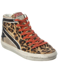 Golden Goose Slide Haircalf & Suede Sneaker