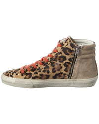 Golden Goose Slide Haircalf & Suede Sneaker