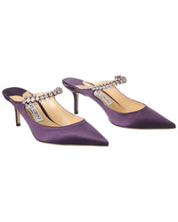 Jimmy Choo Bing 65 Satin Mule (Authentic Pre-Loved) 36.5 Cassis