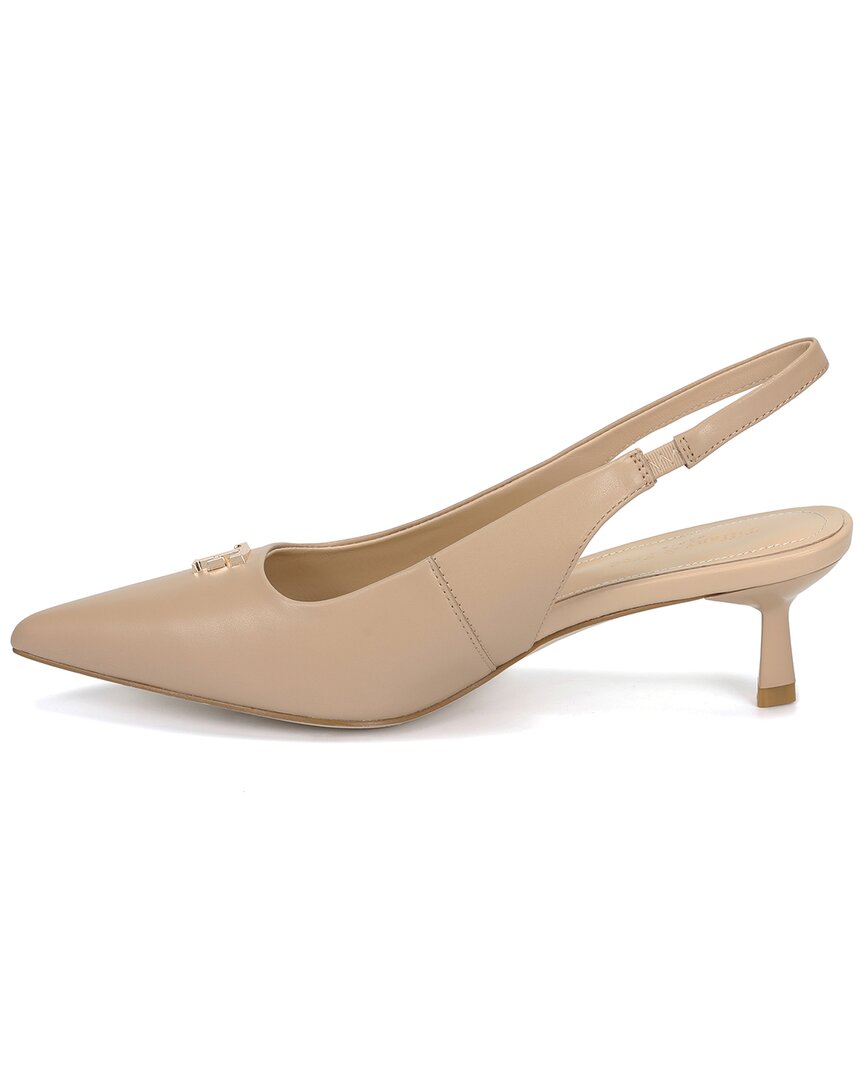 Tiffany & Fred Paris Leather Slingback Kitten Heel Pump