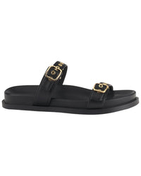 Agl Cristina Ring Leather Slides