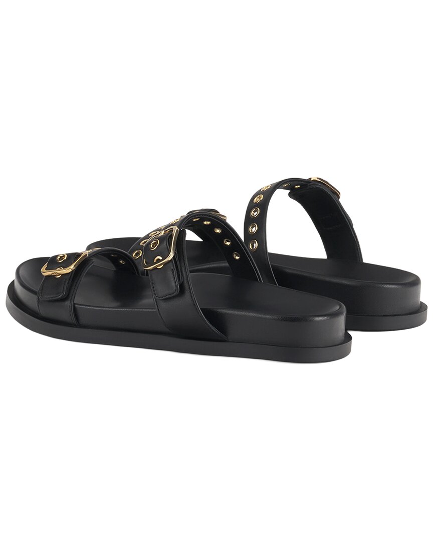 Agl Cristina Ring Leather Slides