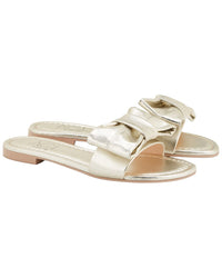 Agl Summer Ribbon Leather Slides
