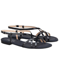 Agl Summer Straps Patent Leather Sandal