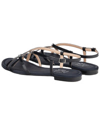 Agl Summer Straps Patent Leather Sandal