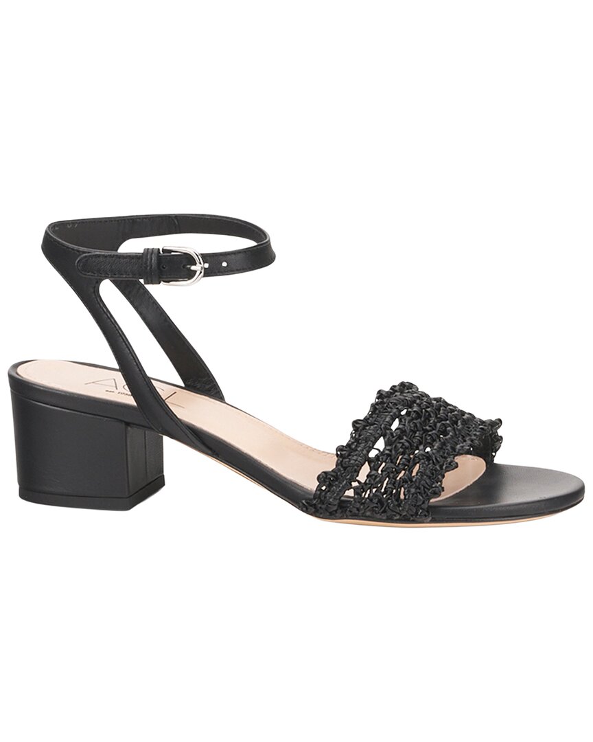 Agl Lala Sandal Straw Leather Sandal