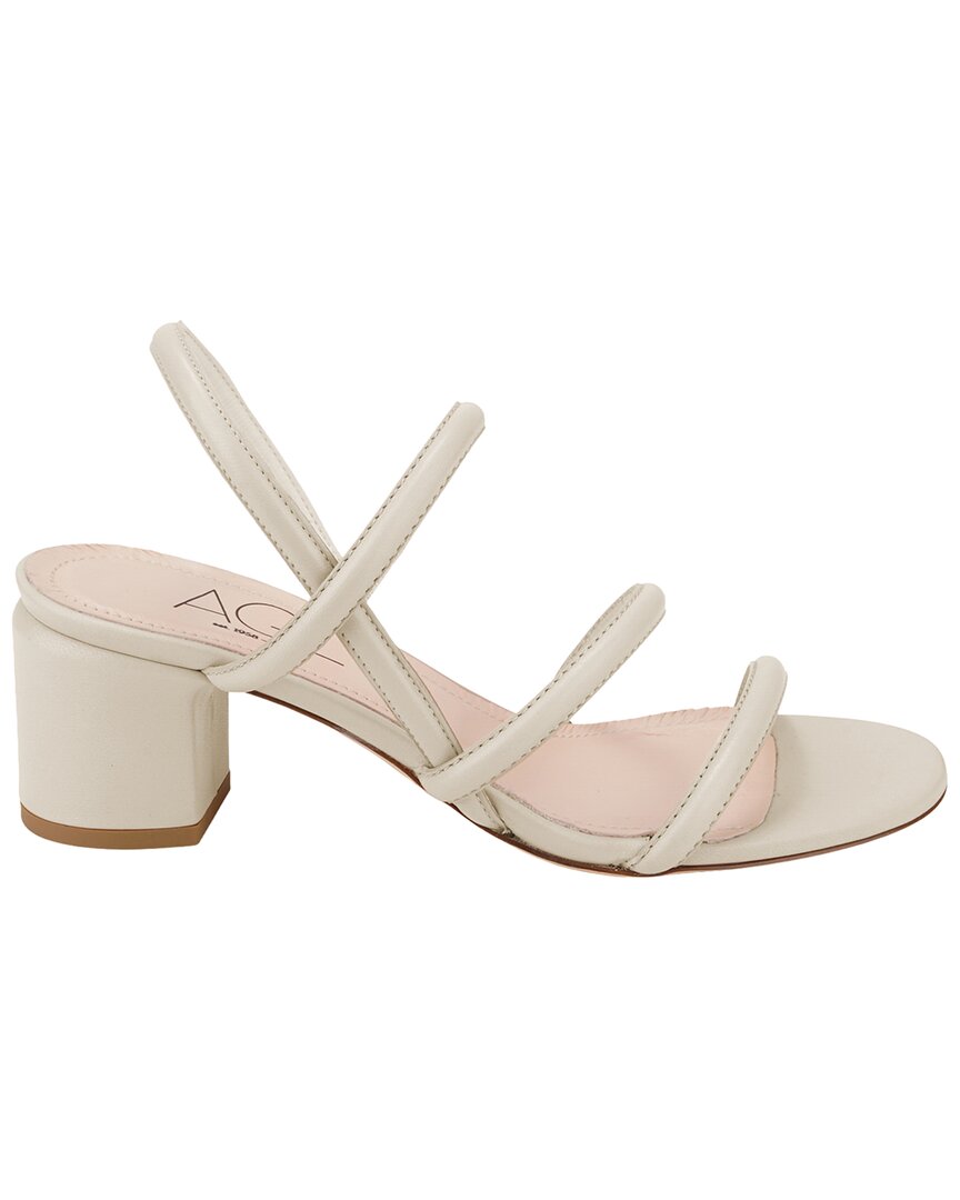 Agl Azzurra Sandal Leather Sandal