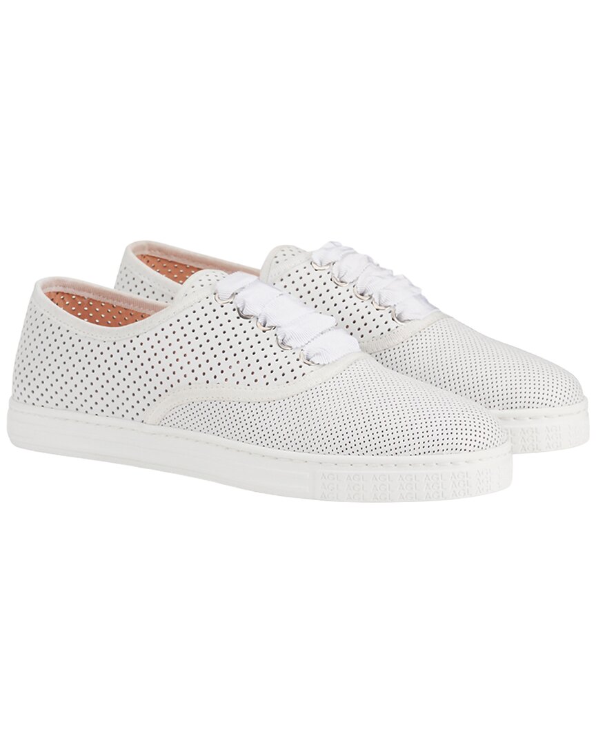 Agl Tessy Perforated Leather Sneaker