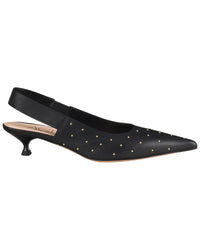 Agl Lenor S Studs Leather Slingback