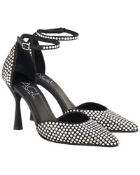 Agl Dea Black & Light Leather Pump