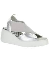 Fly London Daif Metallic Leather Sandal