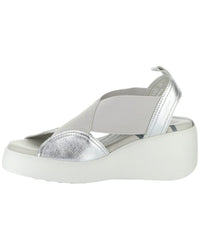 Fly London Daif Metallic Leather Sandal