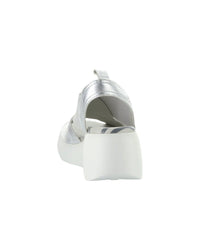 Fly London Daif Metallic Leather Sandal