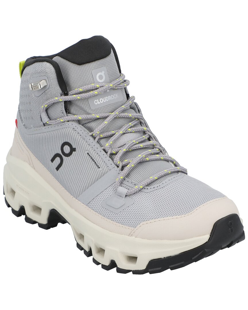 On Running Cloudrock Mid Waterproof Canvas Sneaker