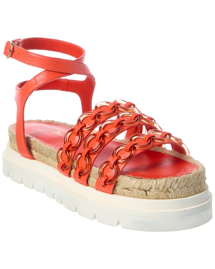 3.1 Phillip Lim Cruz Ring Leather Platform Sandal