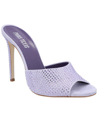 Paris Texas Holly Stiletto Leather Mule Purple