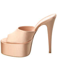 Paris Texas Marina Satin Platform Sandal