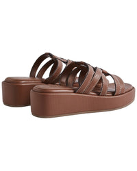 Reiss Naya Leather Flat