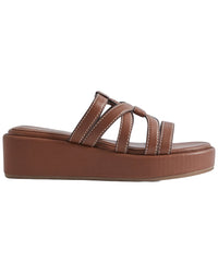 Reiss Naya Leather Flat