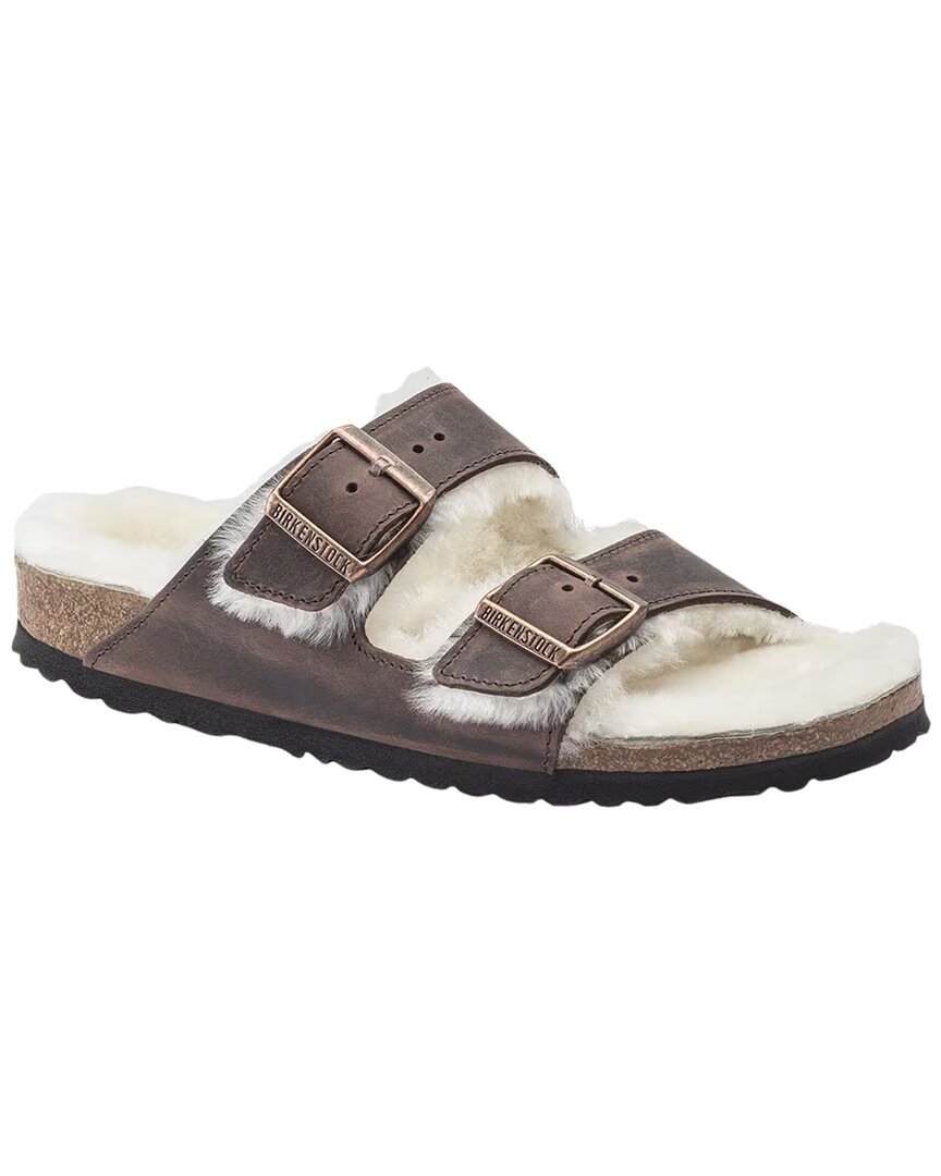 Birkenstock Birkenstock Arizona Shearling Leather Sandal