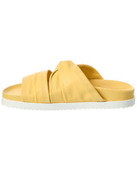 3.1 Phillip Lim Twisted Leather Pool Slide