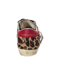Golden Goose Golden Goose Superstar Leopard Horsy Leather & Suede Sneaker