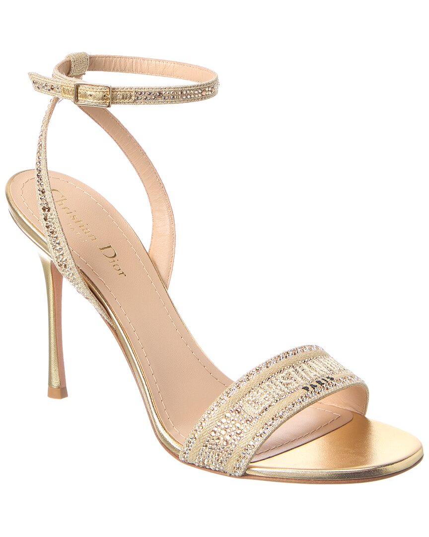 Dior Dior D-Way Canvas & Leather Sandal