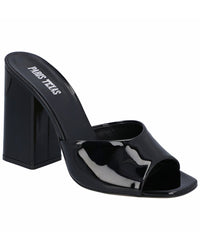 Paris Texas Anja Leather Mule Black