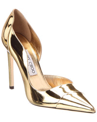 Aquazzura Jimmy Choo Brigitte Liquid Metal 100 Patent Pump