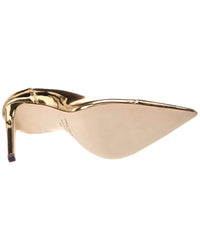 Aquazzura Jimmy Choo Brigitte Liquid Metal 100 Patent Pump