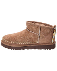 Ugg W Classic Ultra Mini Biarritz Suede Bootie