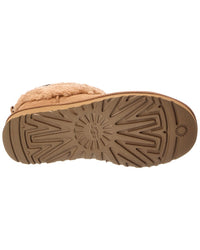 Ugg W Classic Ultra Mini Maxi Curly Suede & Sherpa Bootie