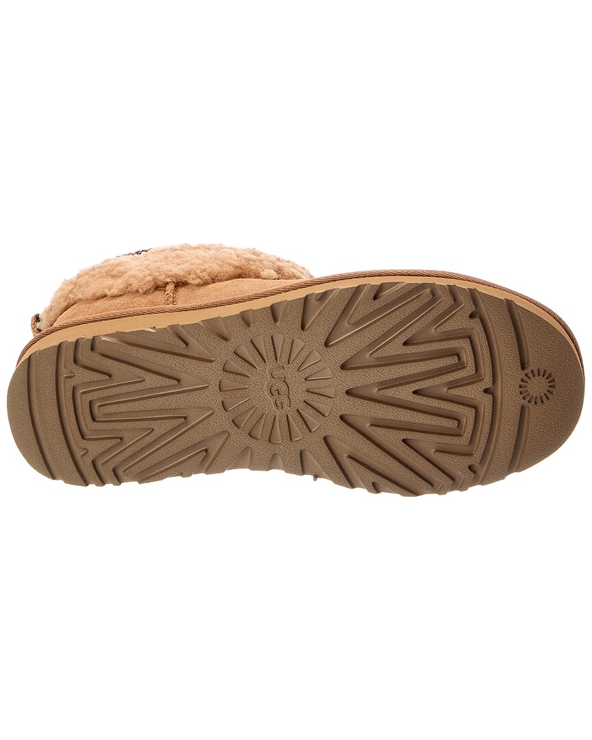 Ugg W Classic Ultra Mini Maxi Curly Suede & Sherpa Bootie
