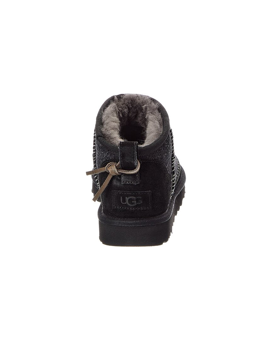 Ugg W Classic Ultra Mini Biarritz Suede Bootie
