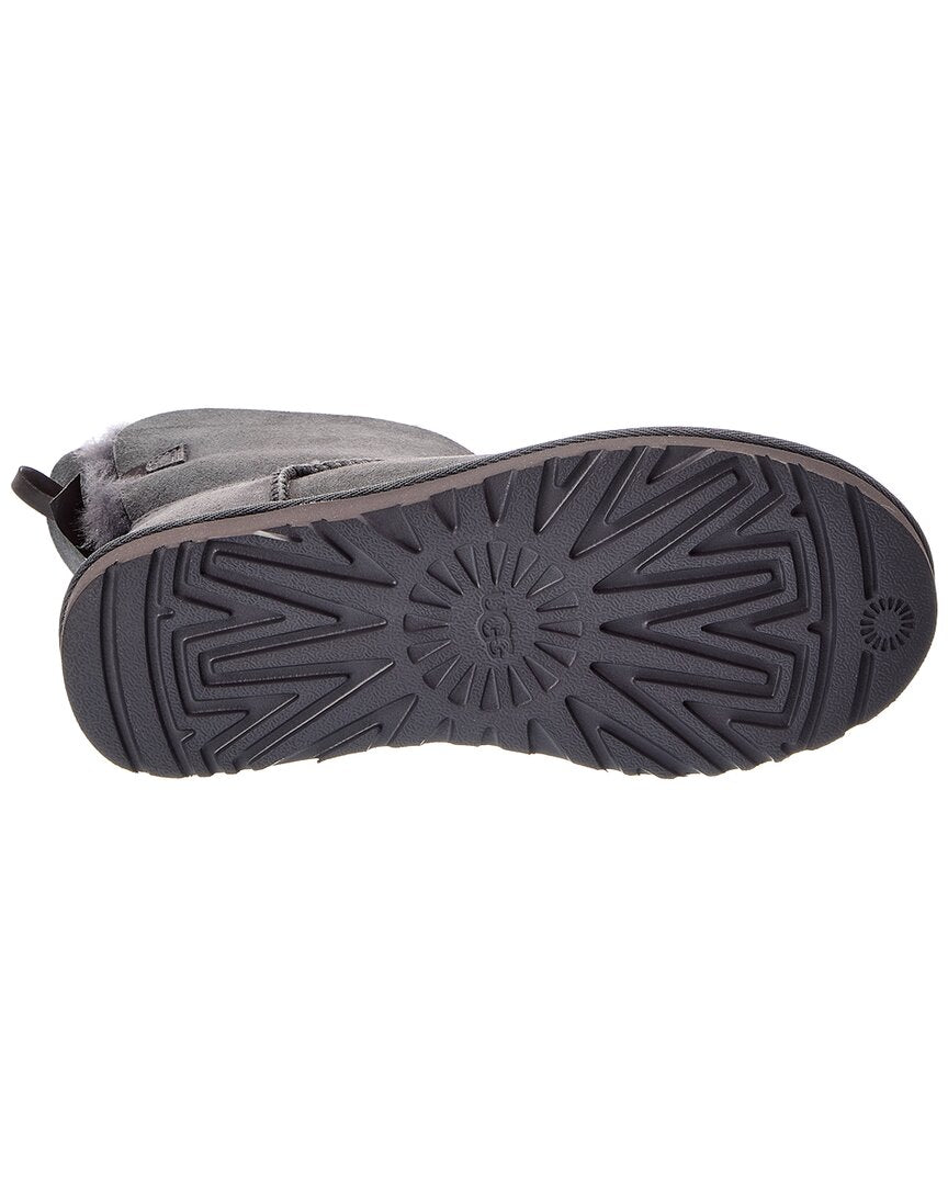 Ugg W Mini Bailey Bow Ii Suede Bootie